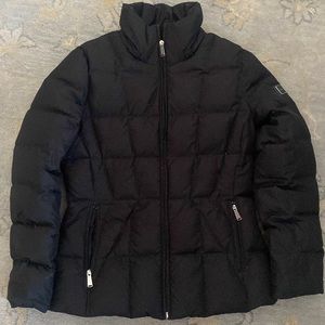 Calvin Klein black goose down jacket coat size small